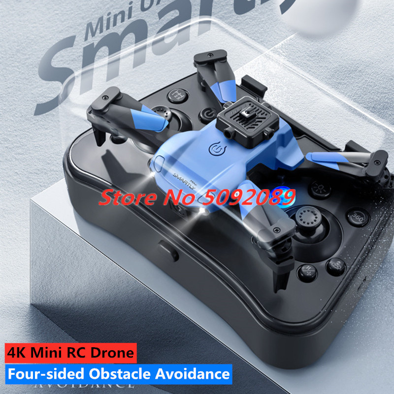 Rc Helicopter Electric - 4K Mini-Drohne mit vierseitiger Hindernisvermeidung, WIFI