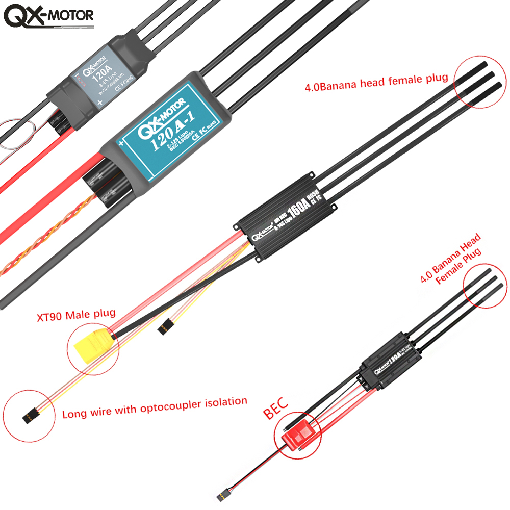 20A-120A Bürstenloser ESC-Gesc – Rc Helicopter Motor Bewertung und Preis